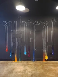 Words in Motion Fine Art Mural