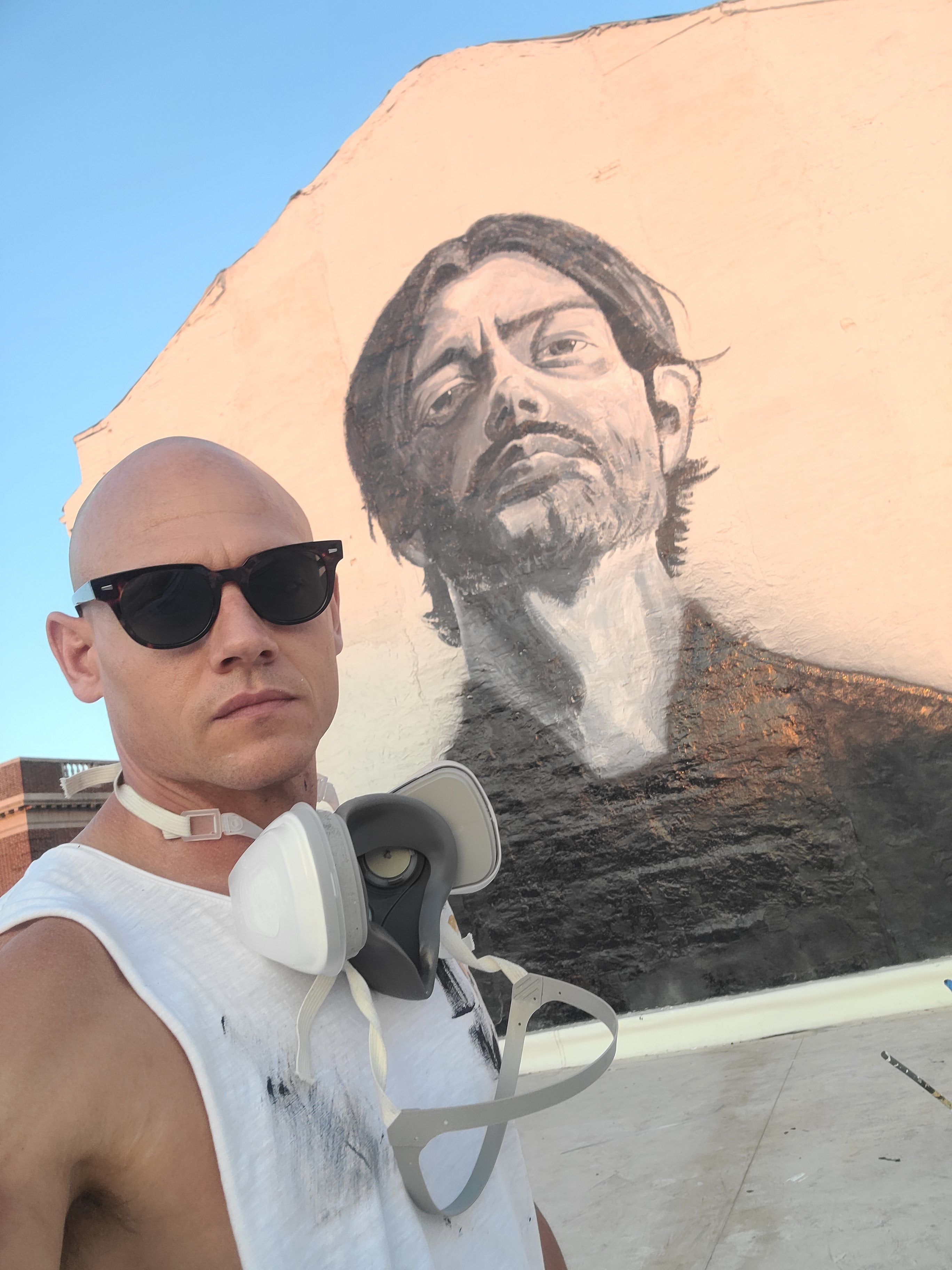 A Brush of Violence Fine Art Mural