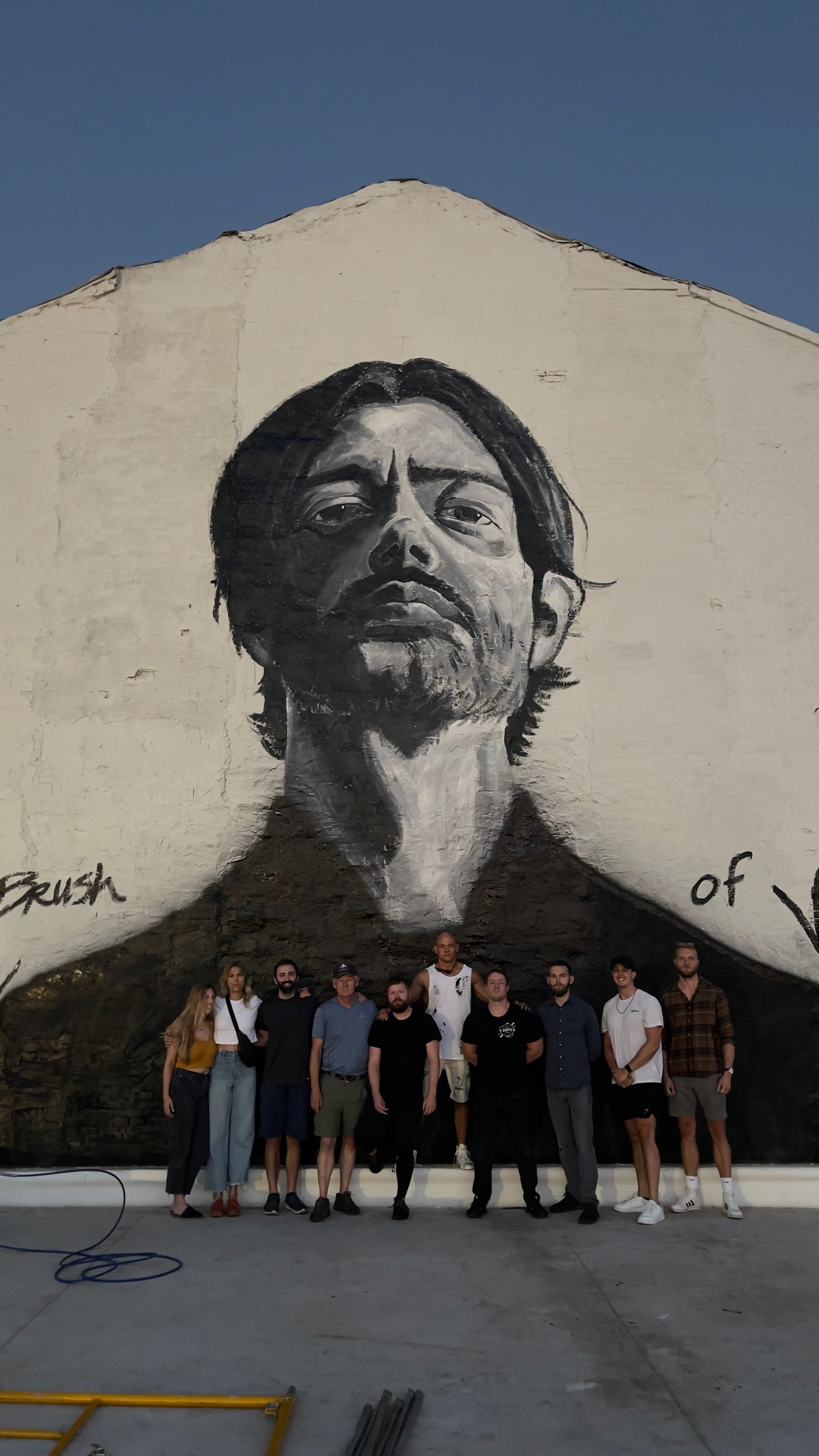 A Brush of Violence Fine Art Mural