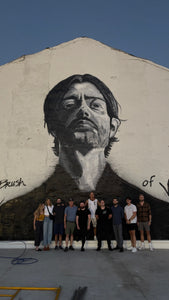 A Brush of Violence Fine Art Mural