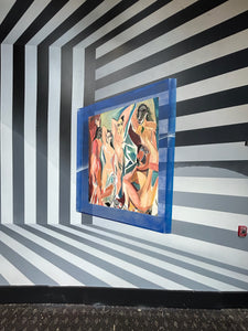 Iconic Stripes Fine Art Mural | Collaboration of Stripes Series + Icon Series