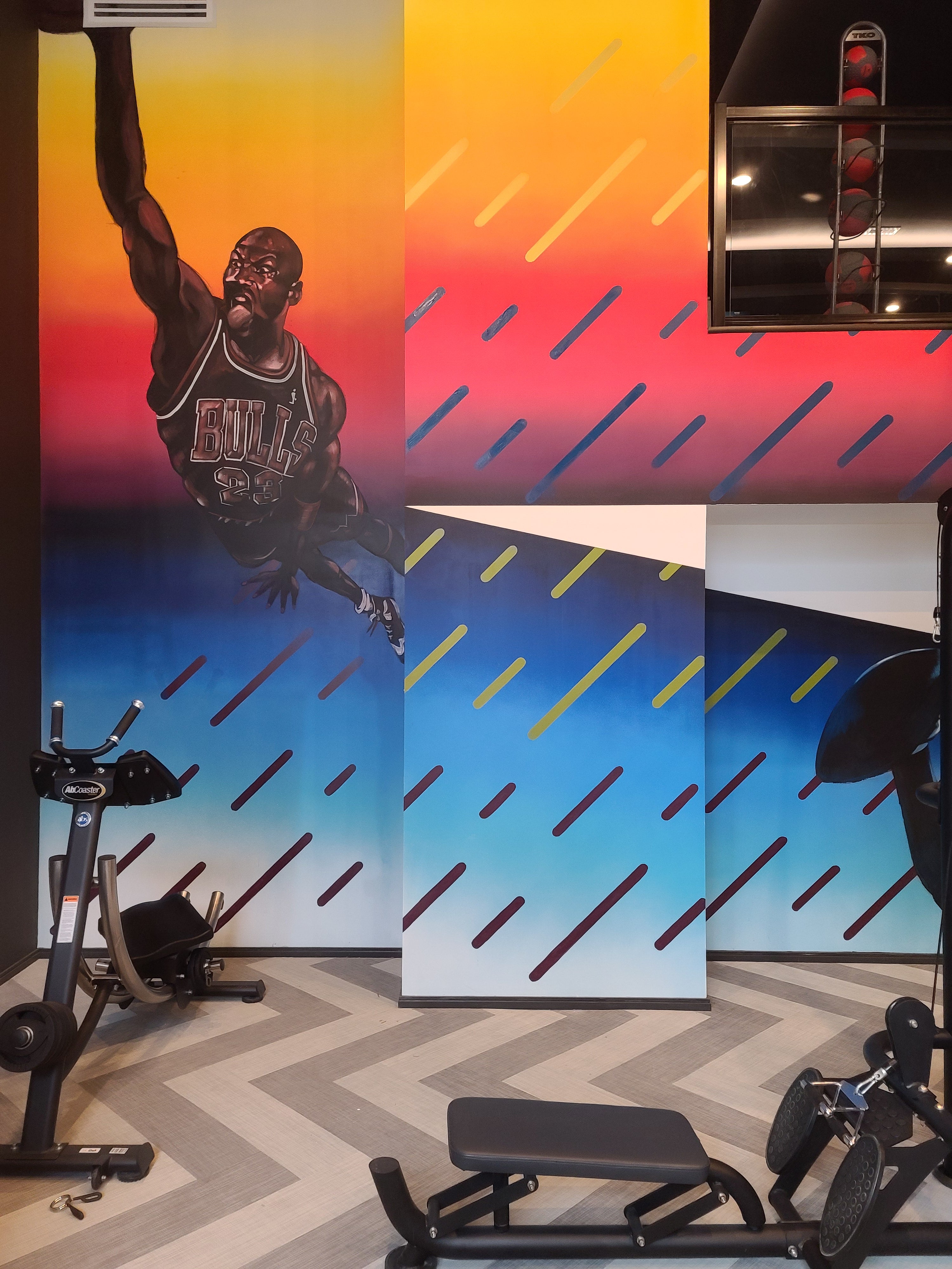 Champions in Motion Fine Art Mural