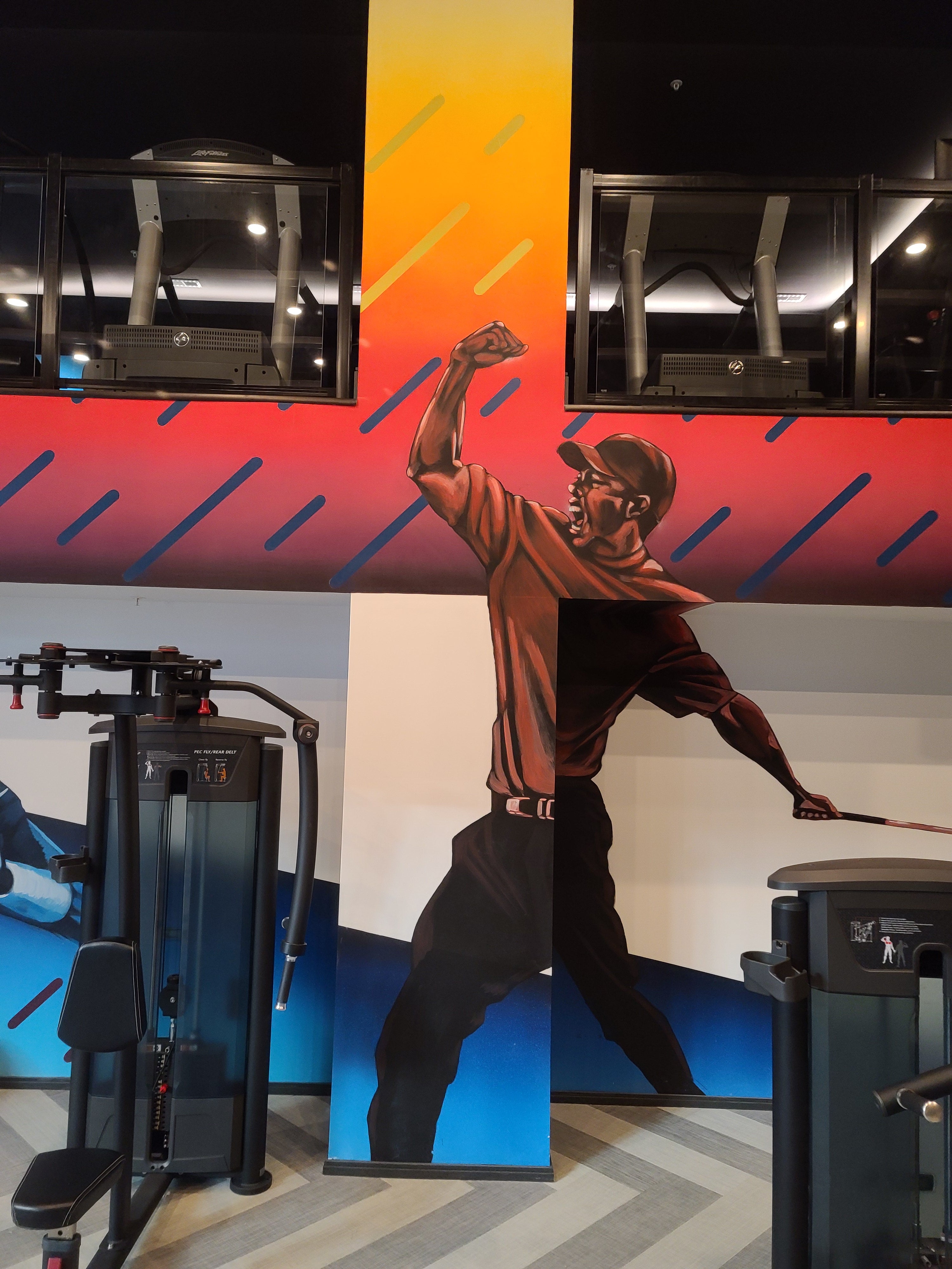 Champions in Motion Fine Art Mural