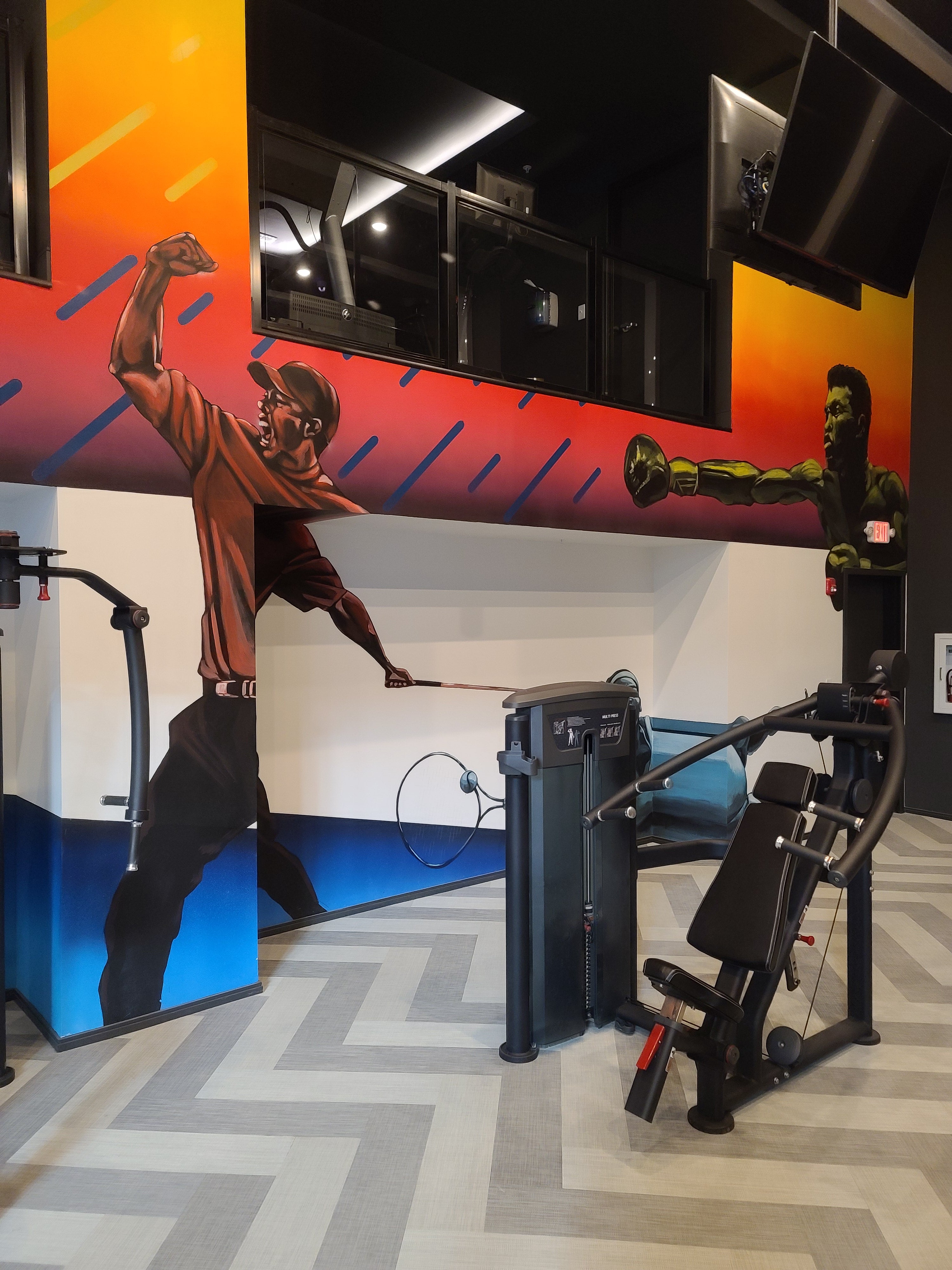 Champions in Motion Fine Art Mural