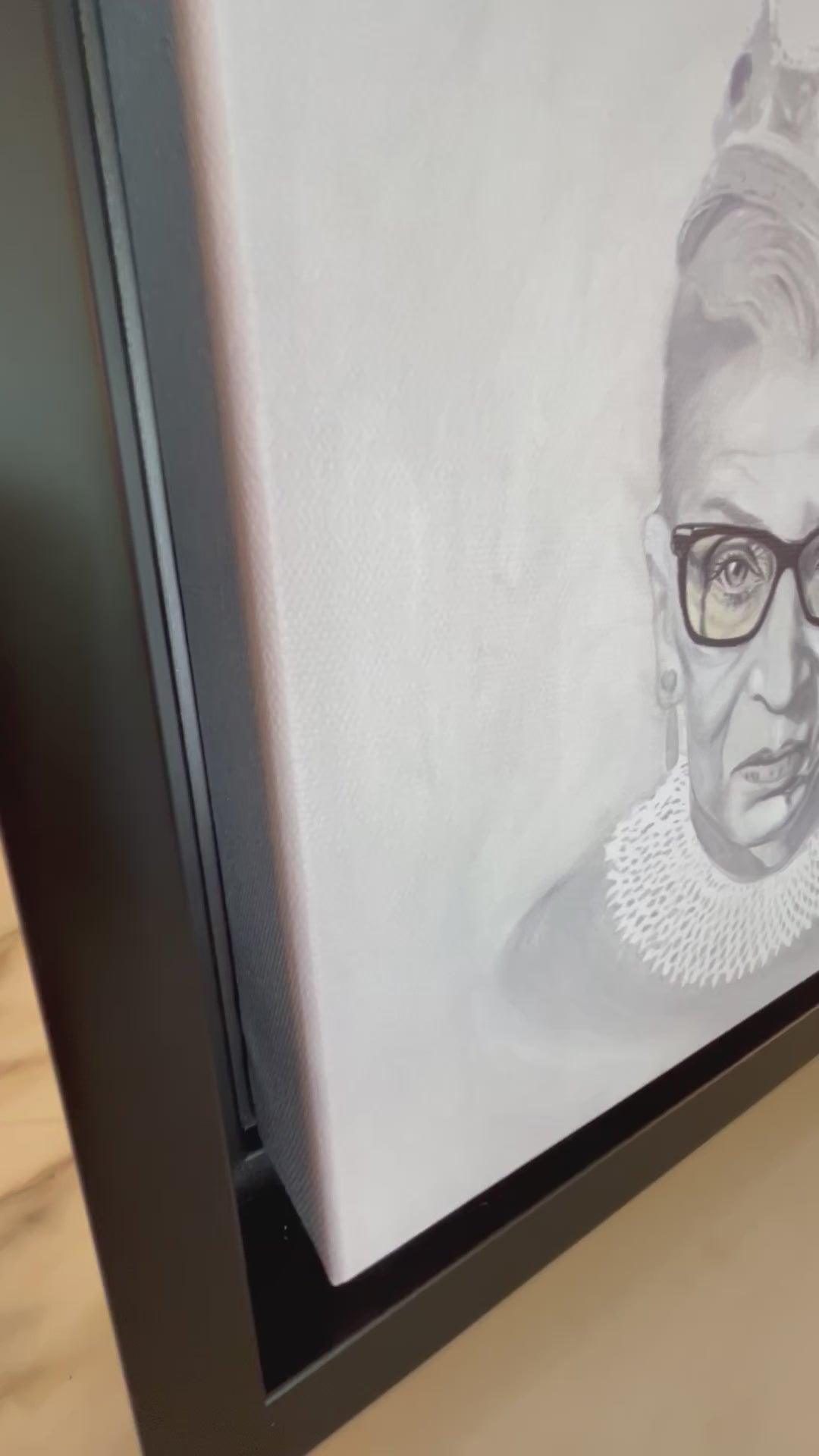 Notorious RBG Canvas Prints - 3 Size Options