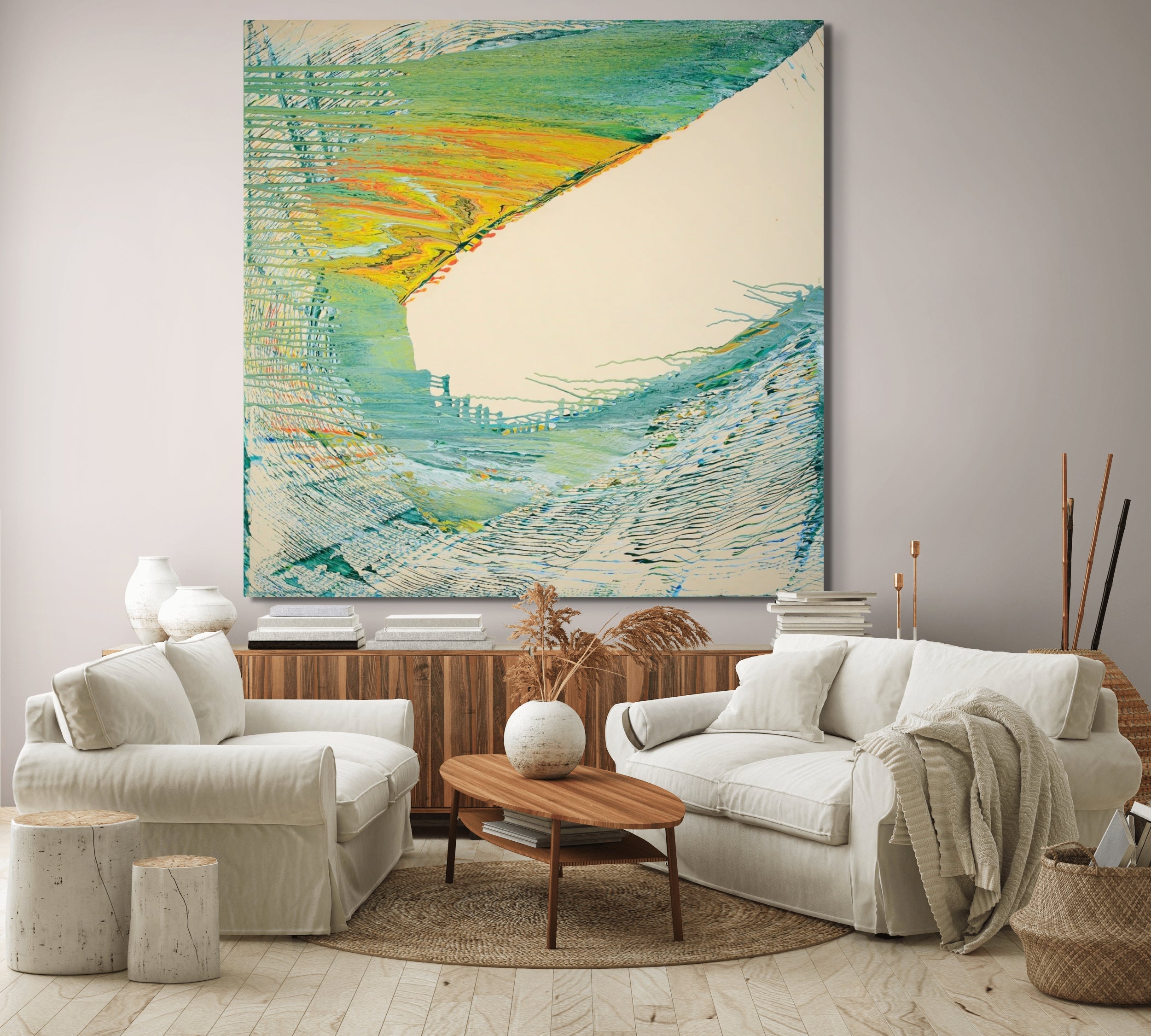 Turbulent Sunset - Waves Series